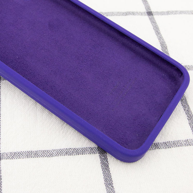 Silicone Case Square Full Camera Protective (AA) для iPhone 11 (Grape)-1